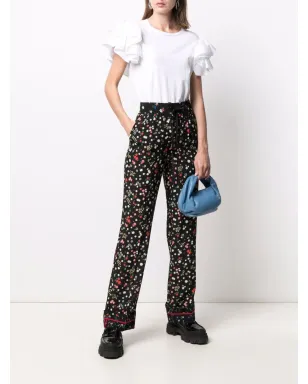 RED Valentino 花柄プリント ウエストゴムパンツ - サムネイル2