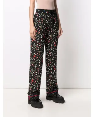 RED Valentino 花柄プリント ウエストゴムパンツ - サムネイル3