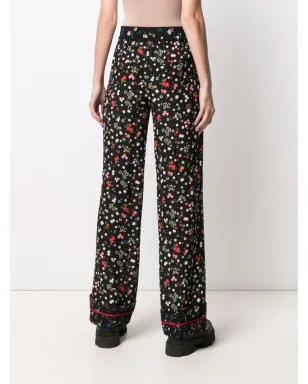 RED Valentino 花柄プリント ウエストゴムパンツ - サムネイル4