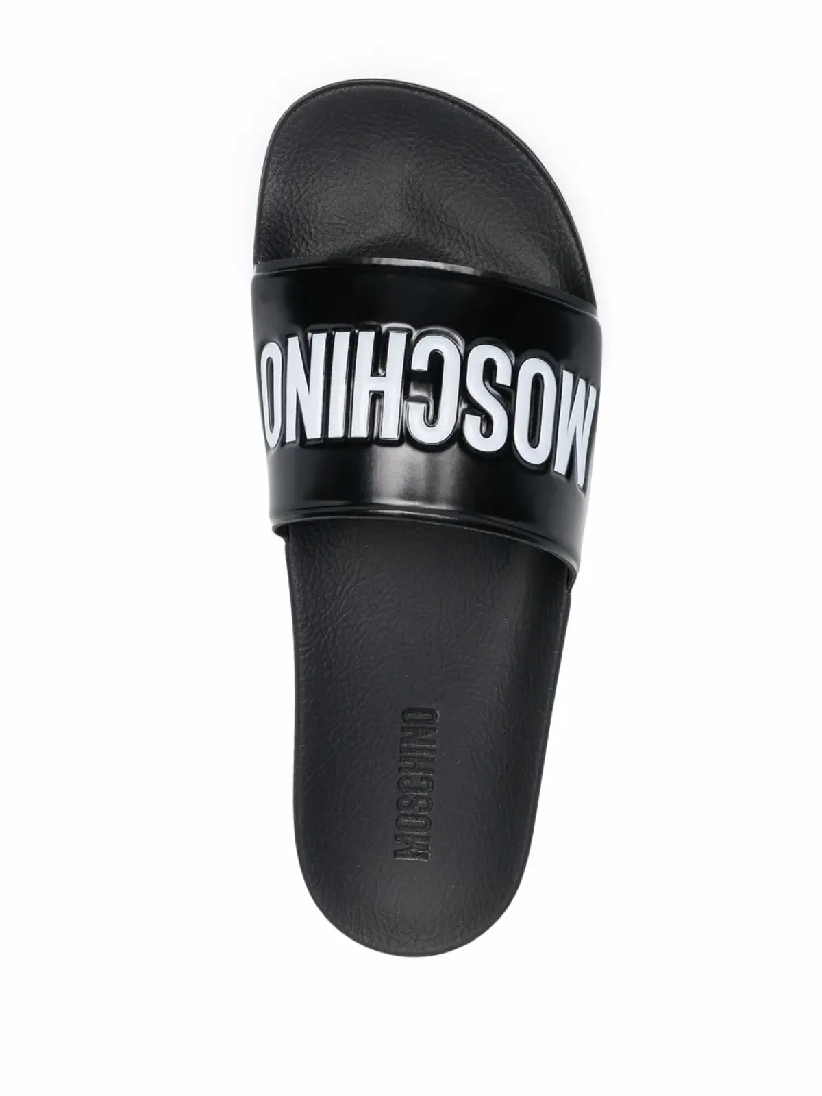 Moschino ロゴプリント スライド - 画像4