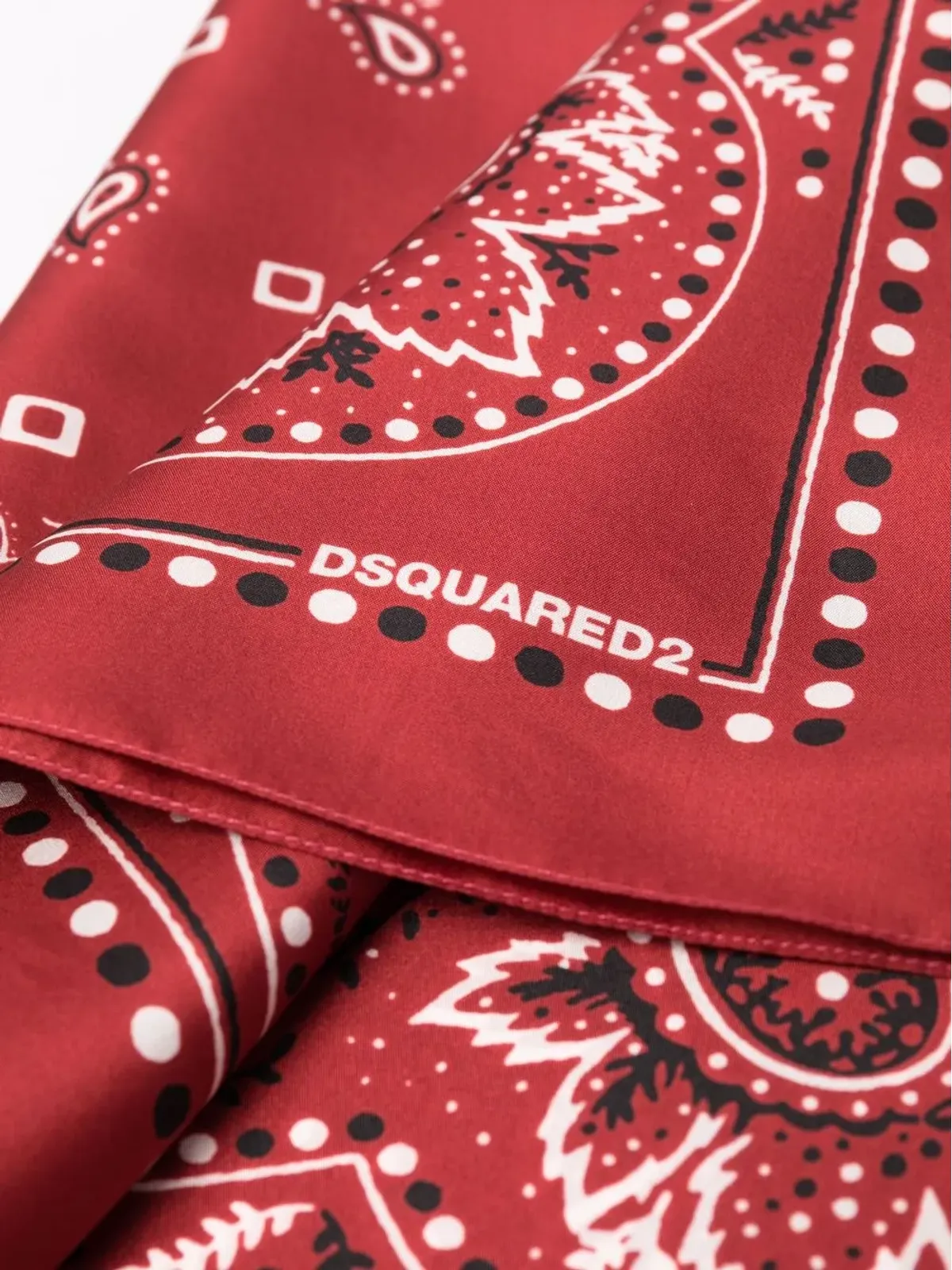 DSQUARED2 ペイズリープリント バンダナスカーフ - 画像3