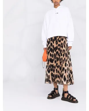 MSGM ロゴプリント プルオーバーフーディ - サムネイル2