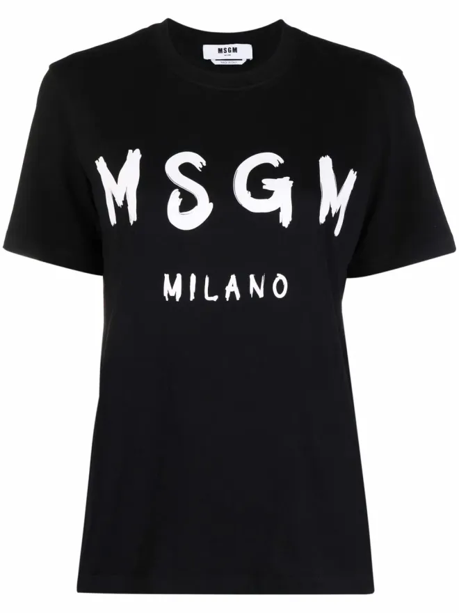 MSGM MSGM ロゴプリント半袖Tシャツの商品画像