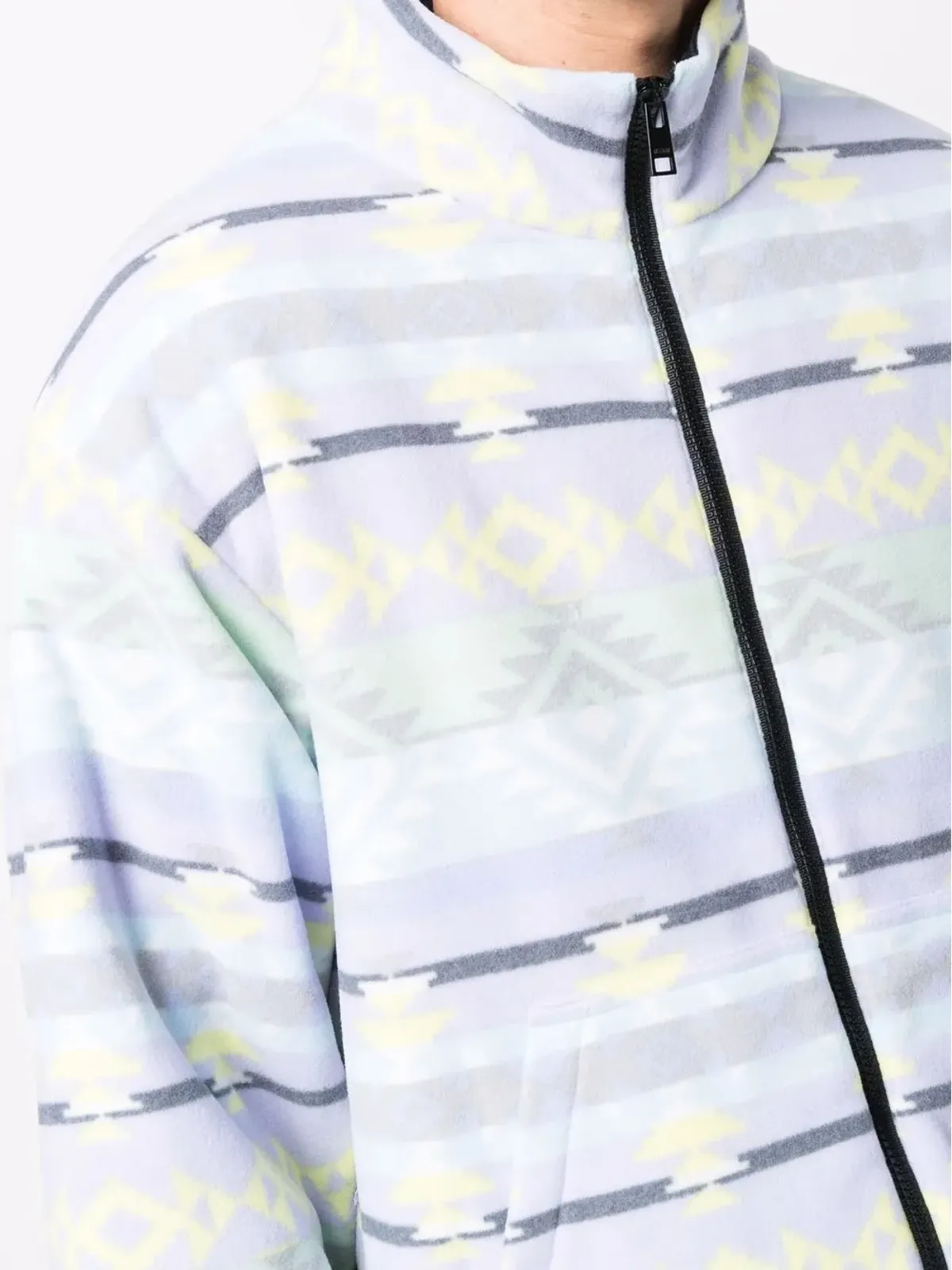 MSGM ジップアップ ファネルネック ジャケット - 画像5
