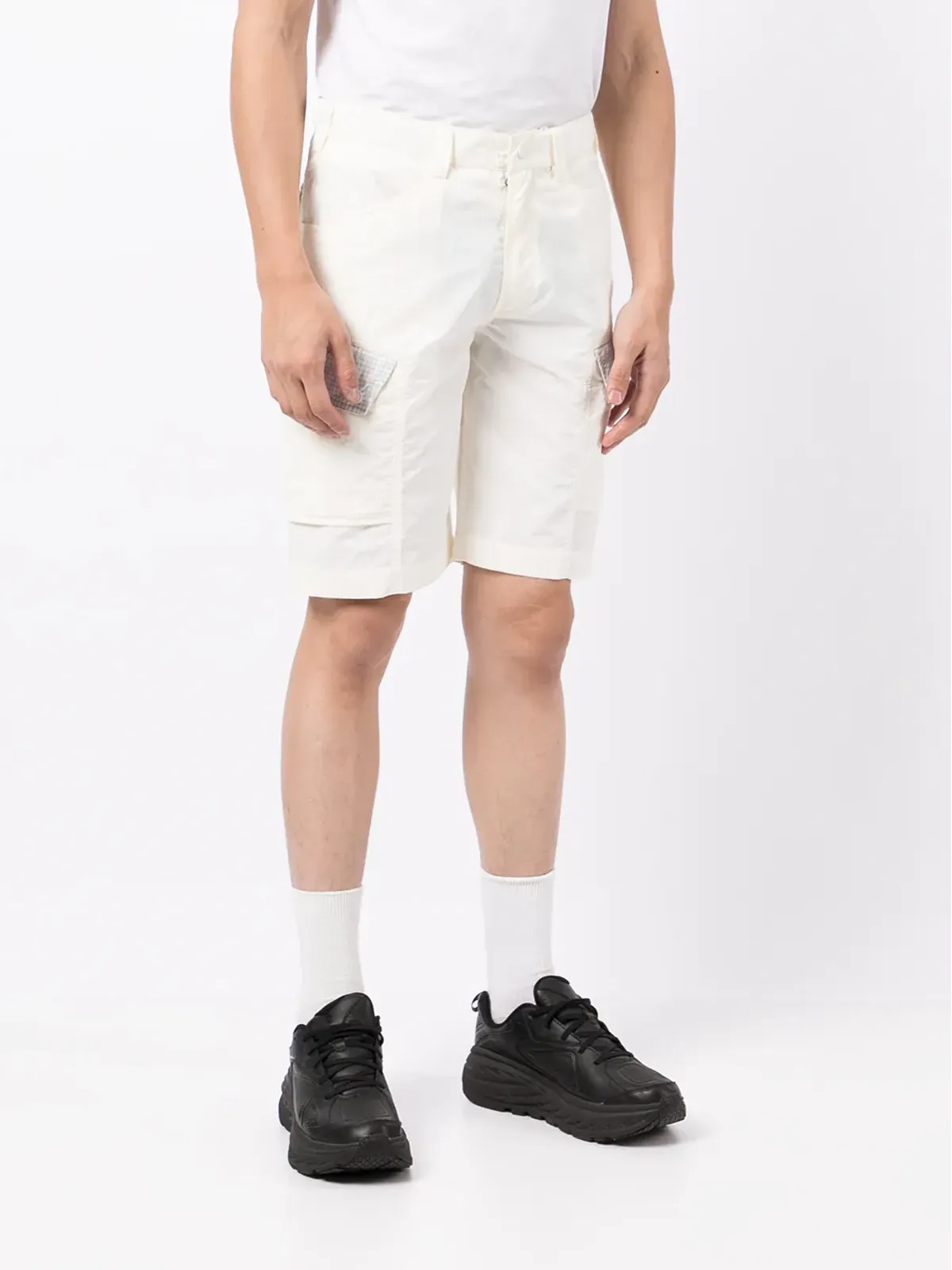 Maharishi スリムフィット チノショーツ - White - 画像3