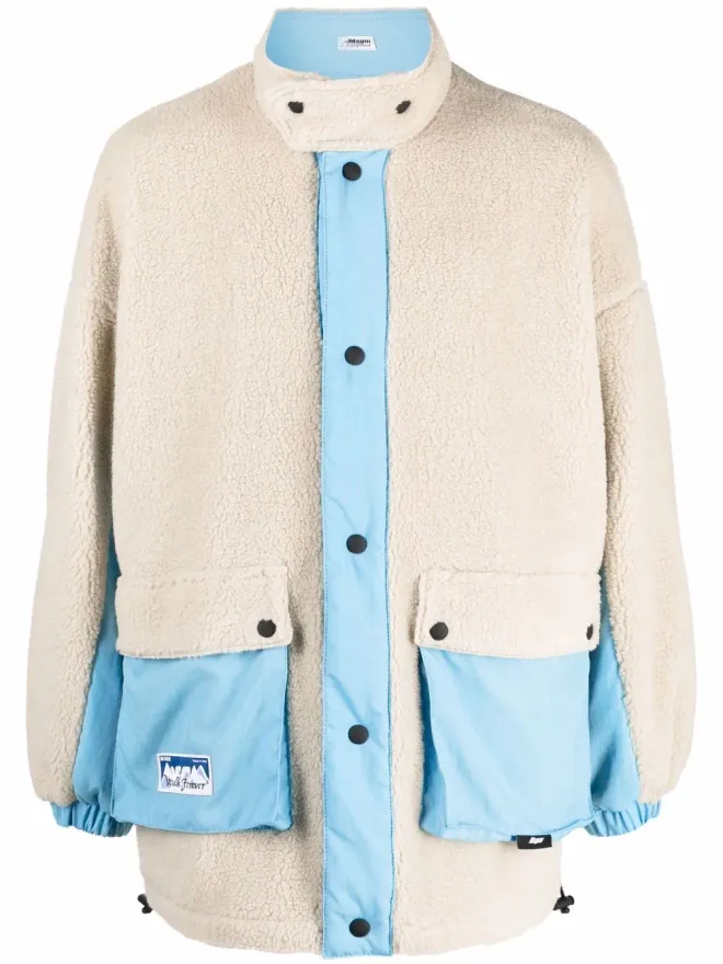 MSGM MSGM リバーシブル フェイクシェアリングジャケットの商品画像