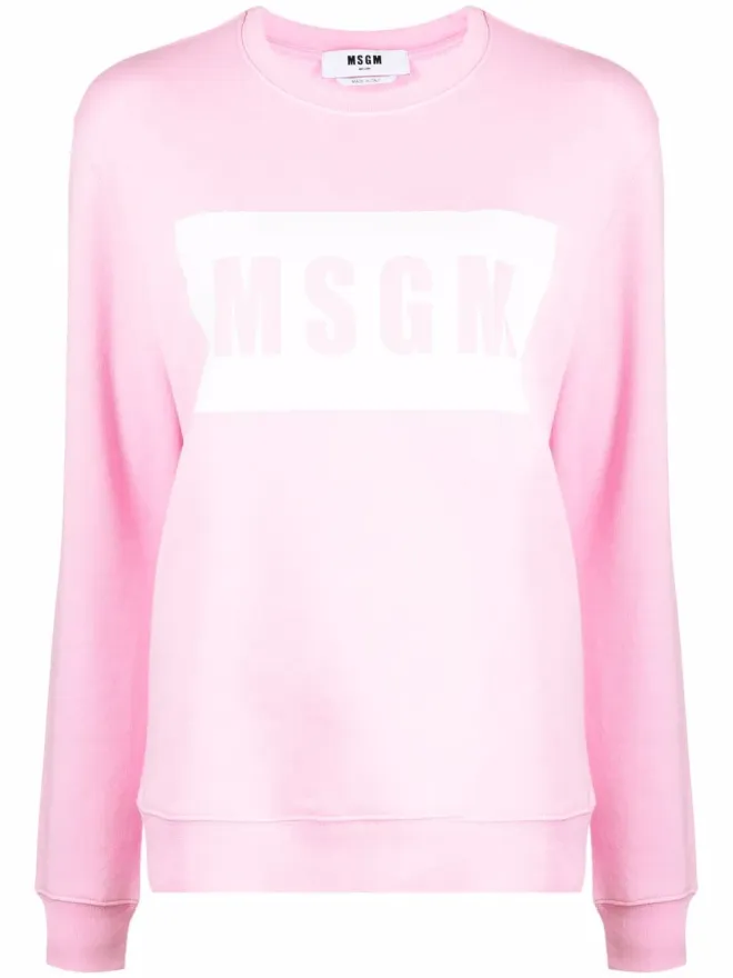 MSGM MSGM クルーネック ロゴプリント スウェットの商品画像