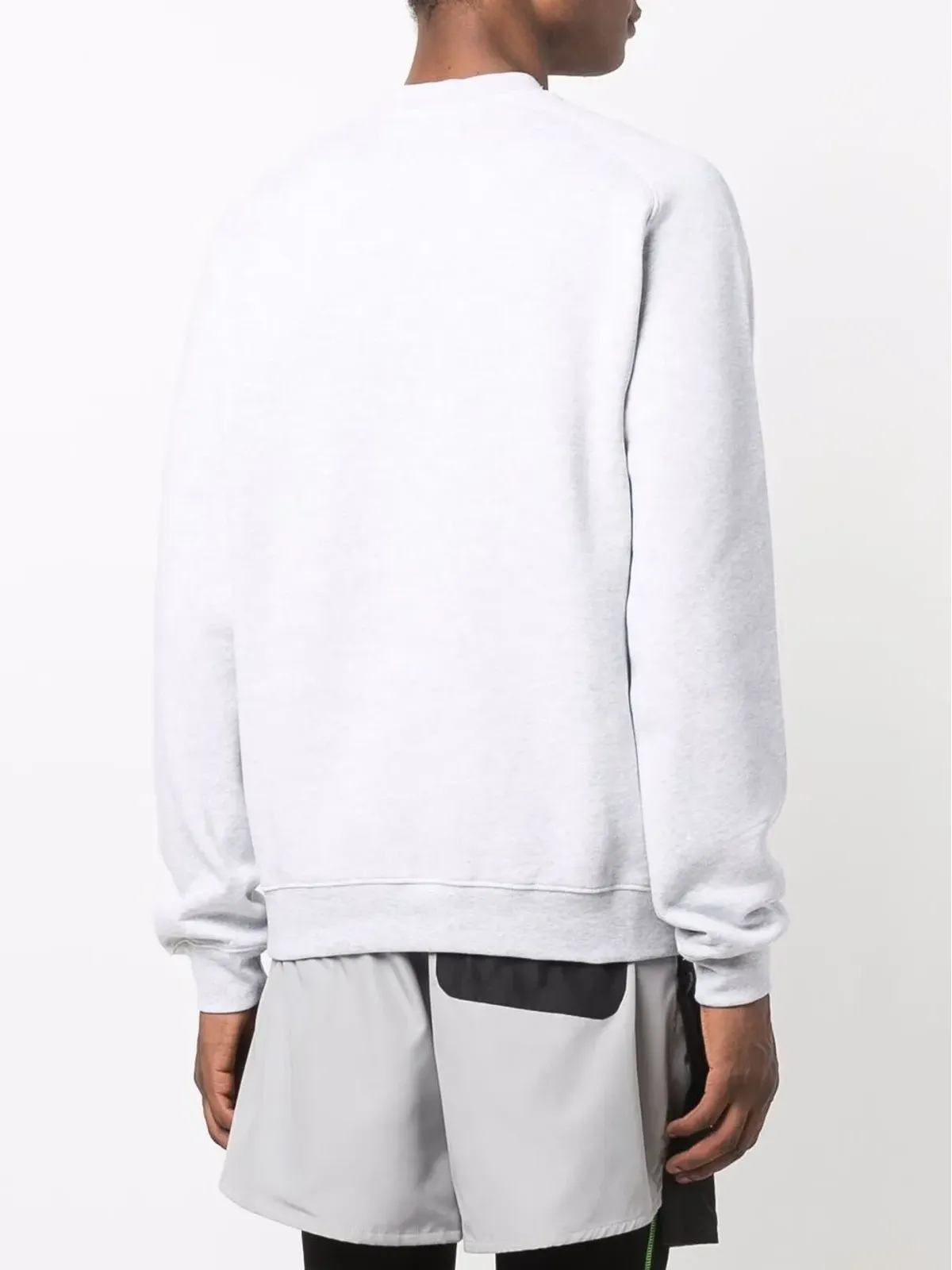MSGM ロゴプリント コットン スウェットシャツ - グレー - 画像4