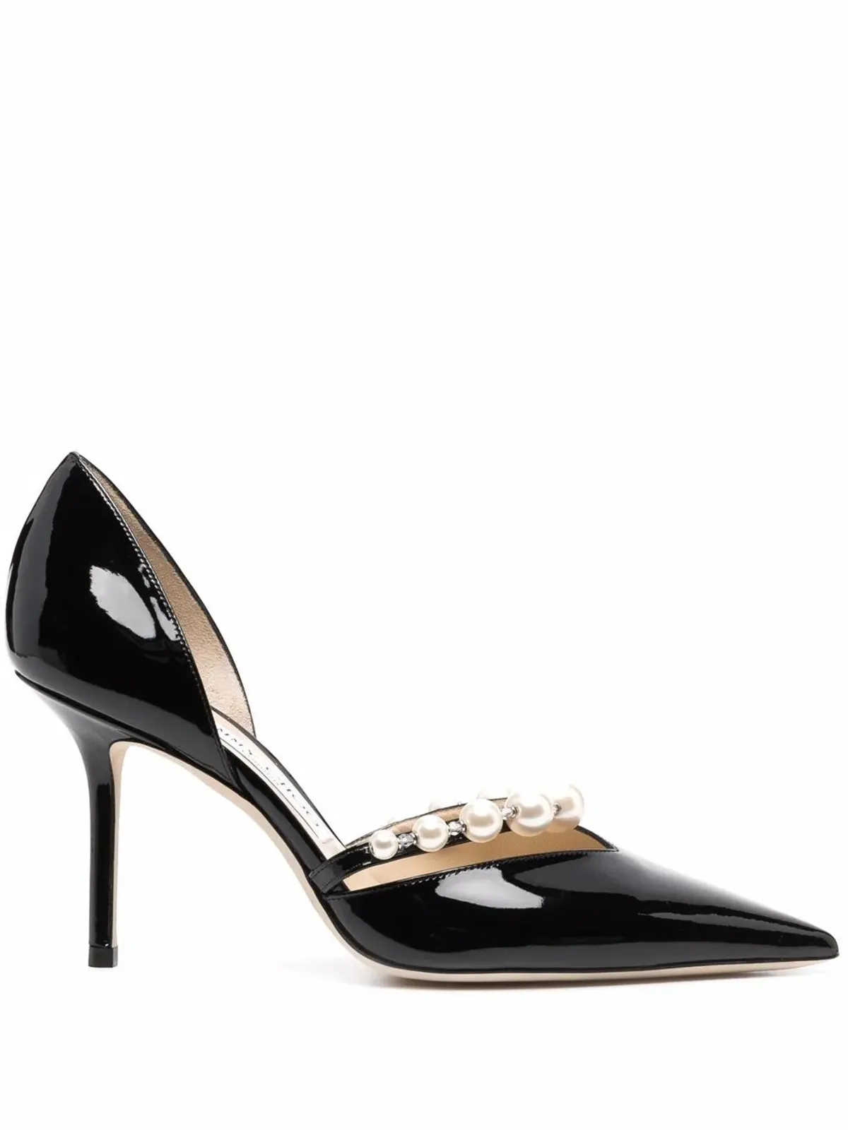 Jimmy Choo Aurelie pearl-embellished pumps - 画像1
