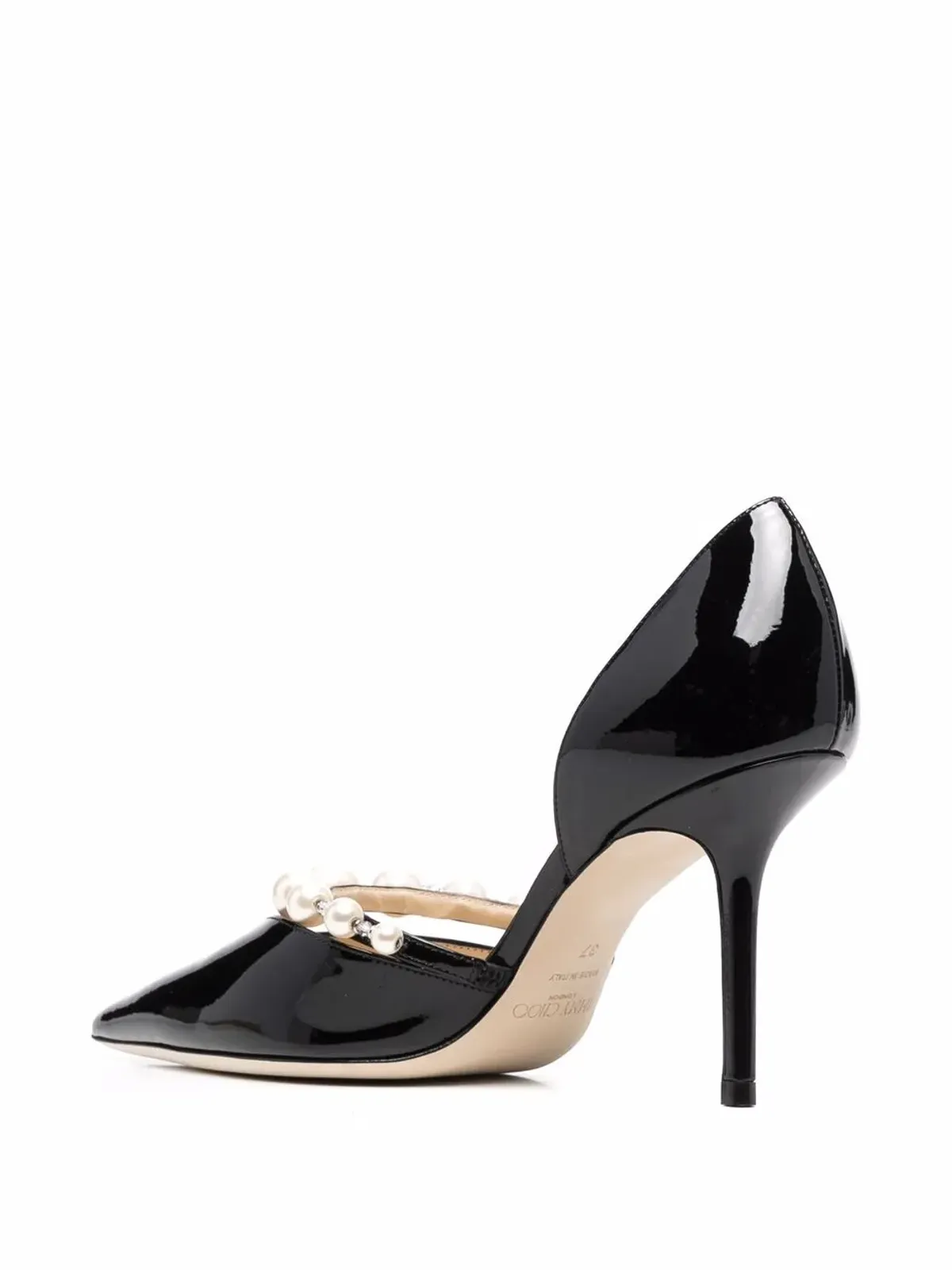 Jimmy Choo Aurelie pearl-embellished pumps - 画像3