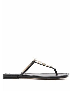 Jimmy Choo アライナ パール装飾サンダル - サムネイル1