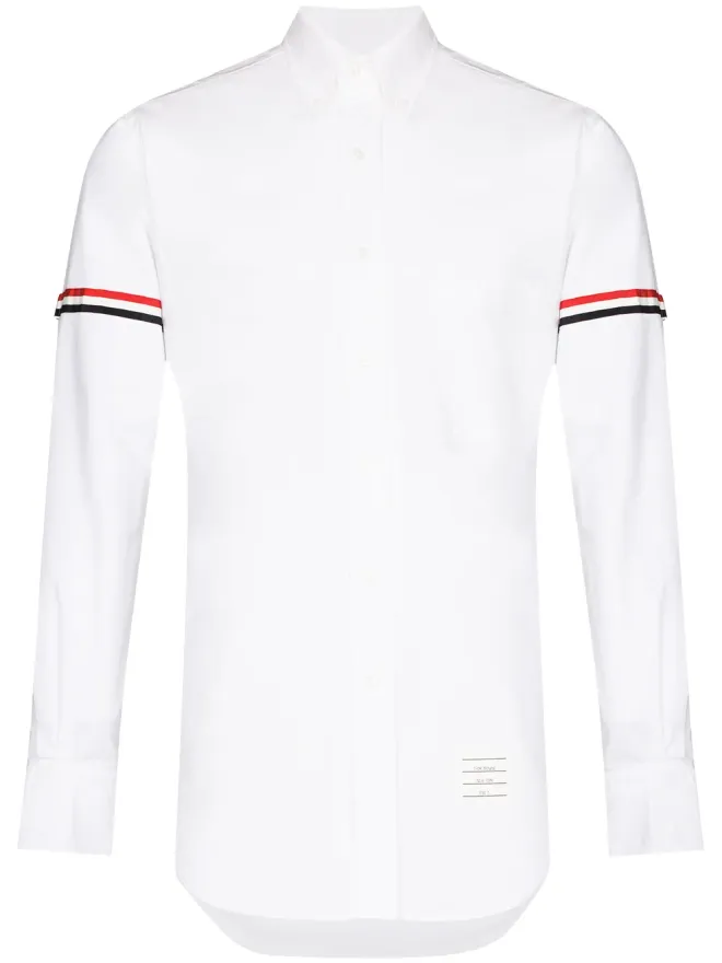 Thom Browne Thom Browne RWB ロングスリーブシャツ ホワイトの商品画像