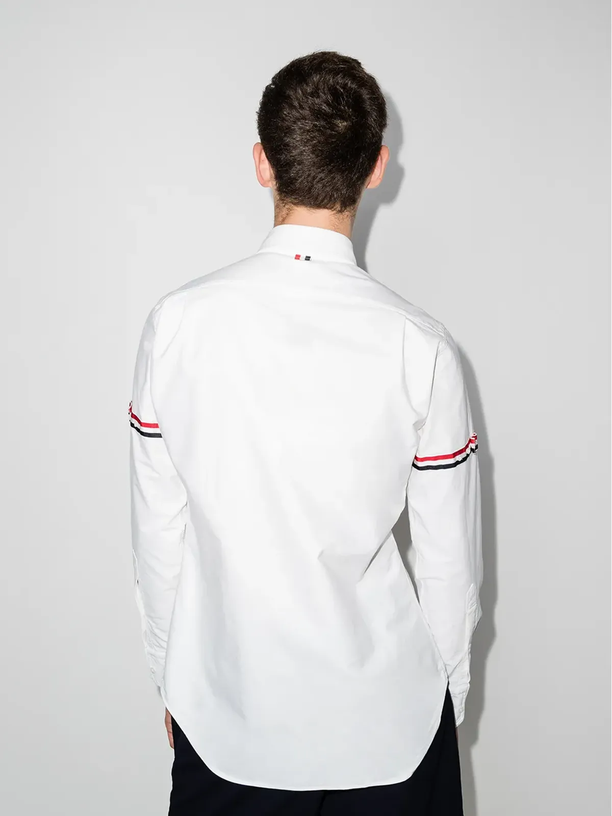 Thom Browne RWB ロングスリーブシャツ ホワイト - 画像3