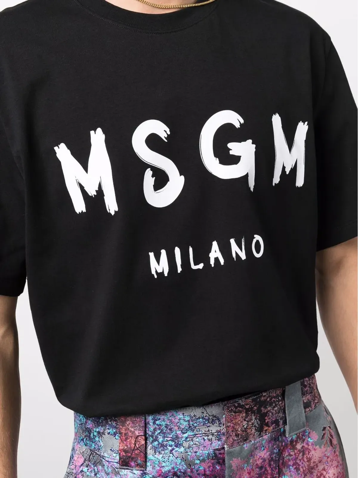 MSGM ミラノ ロゴ Tシャツ - 画像5