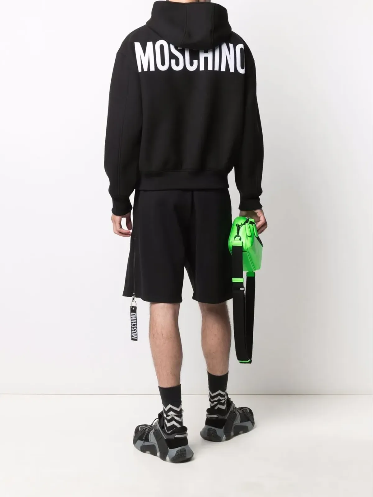 Moschino ロゴアップリケ付きジップフーディ - 画像2