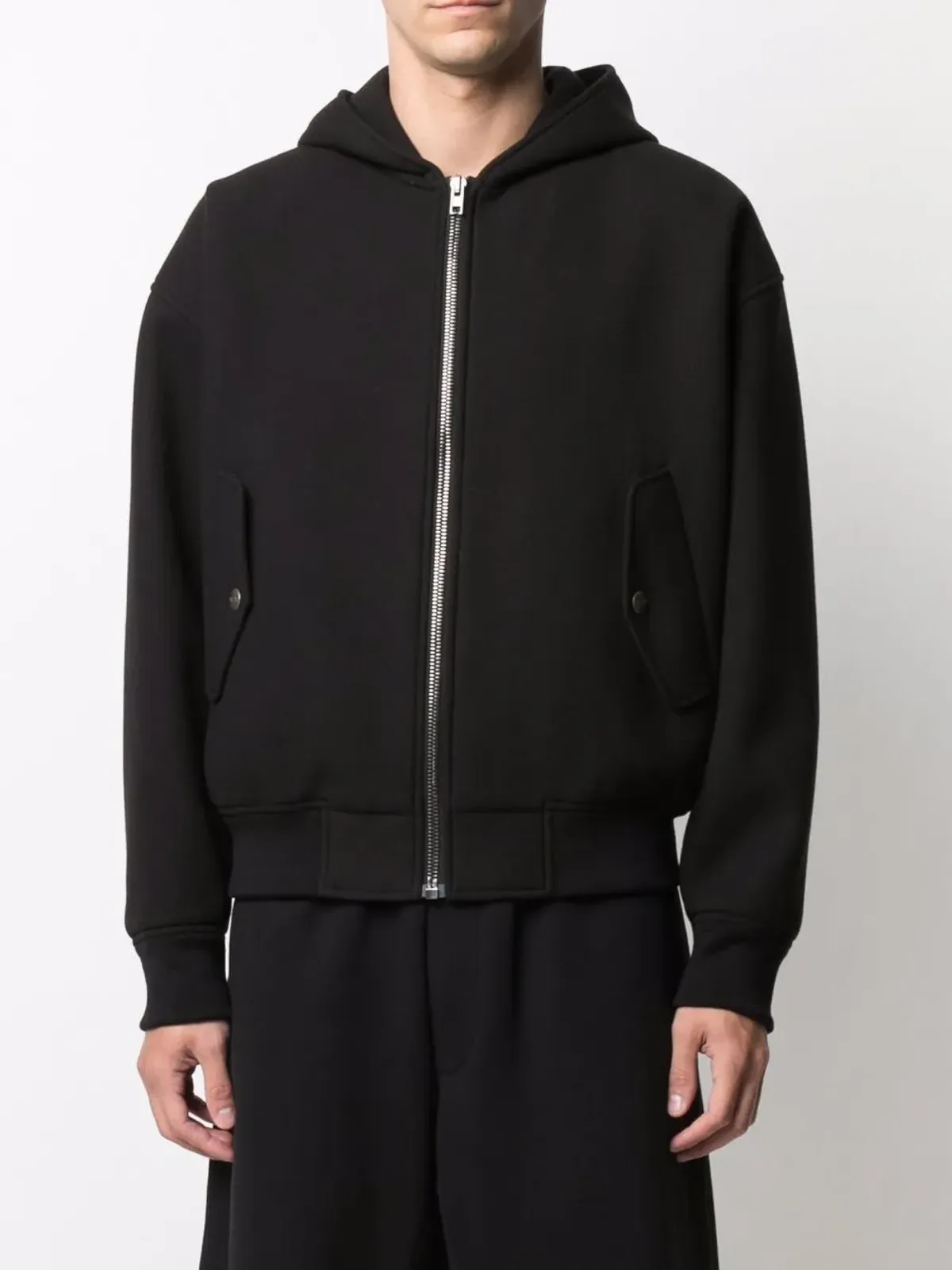 Moschino ロゴアップリケ付きジップフーディ - 画像3