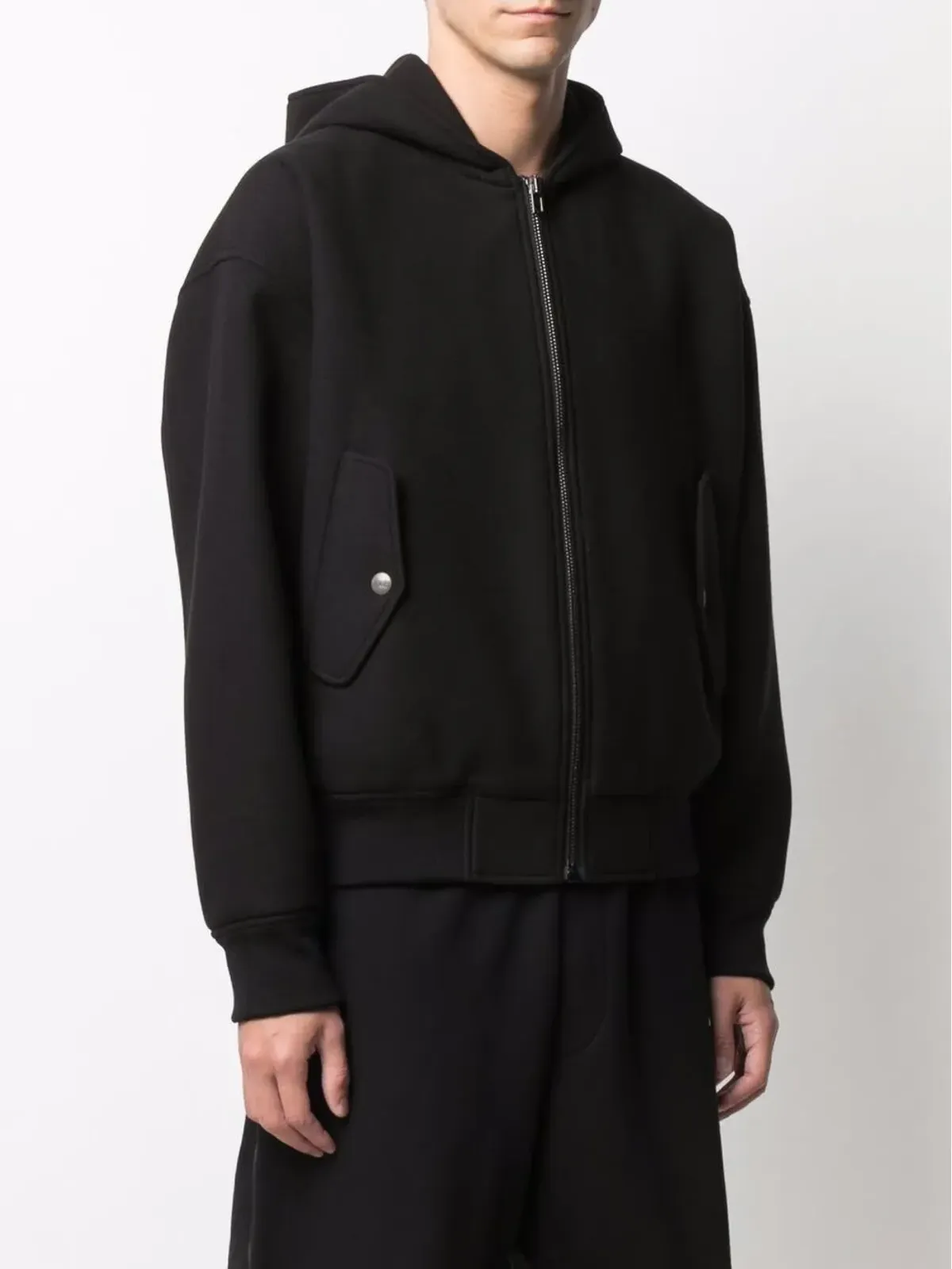 Moschino ロゴアップリケ付きジップフーディ - 画像4