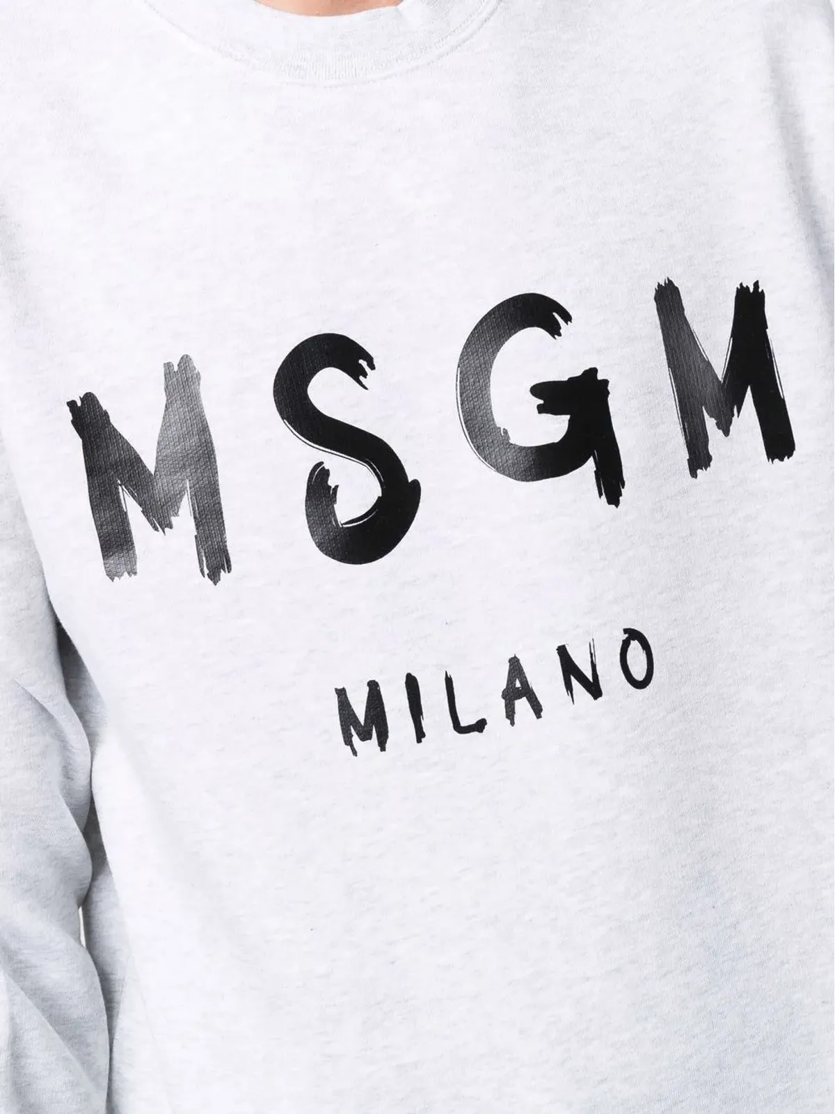 MSGM ロゴプリント クルーネック スウェットシャツ - 画像5