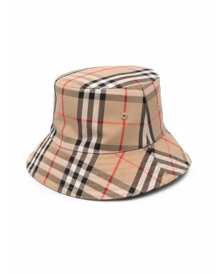 Burberry Kids ビンテージチェックプリント バケットハット - サムネイル1