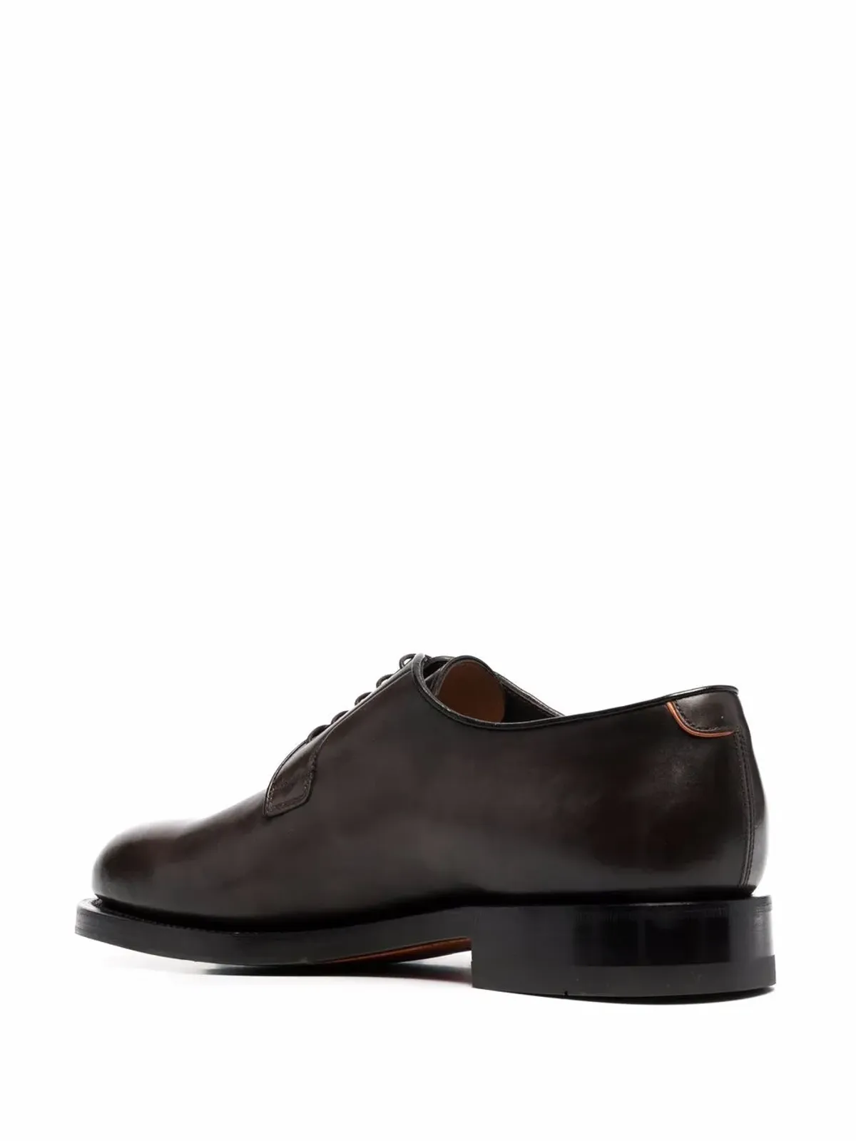 Santoni レザー ダービーシューズ - 画像3
