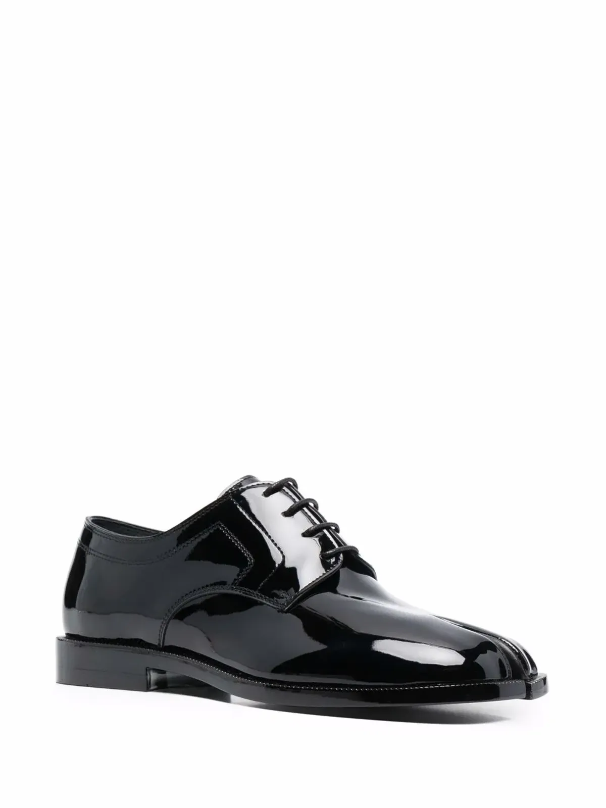 Maison Margiela タビ・パテントレザー ダービーシューズ - 画像2
