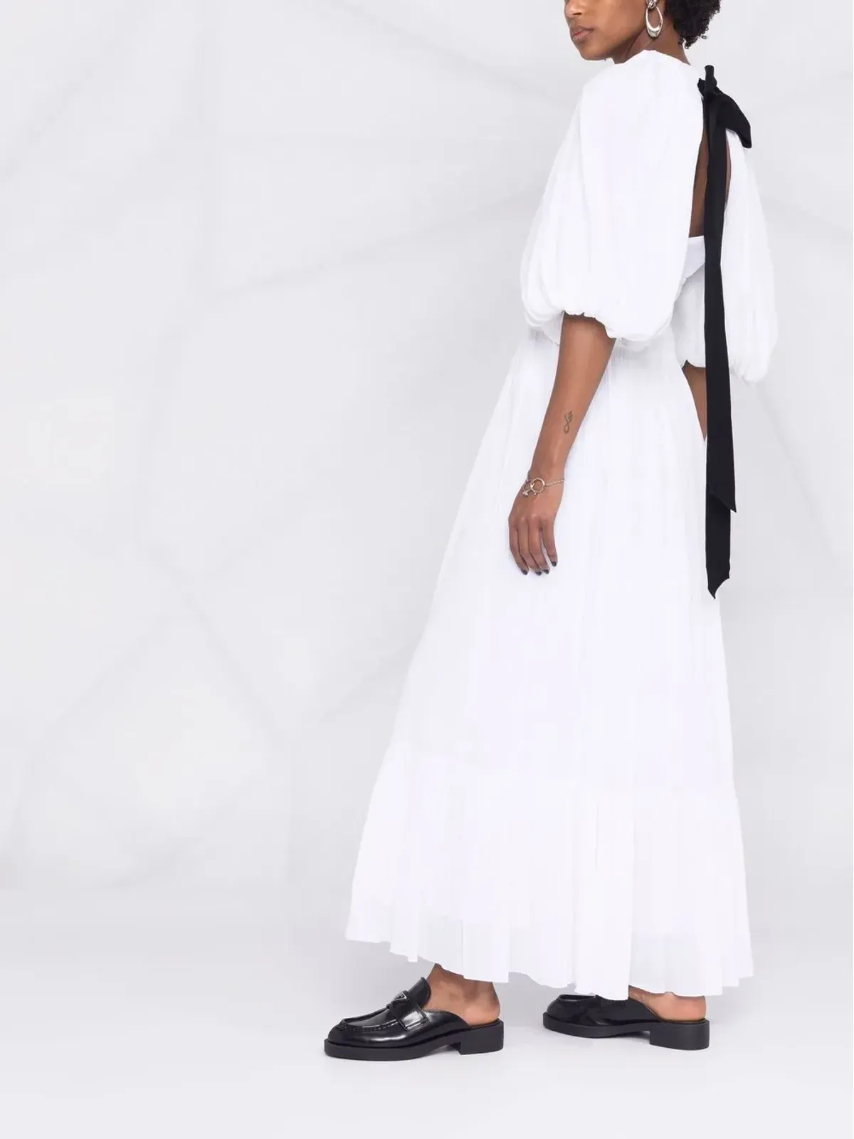 ERDEM マリリン ライトウェイト ドレス - White - 画像4