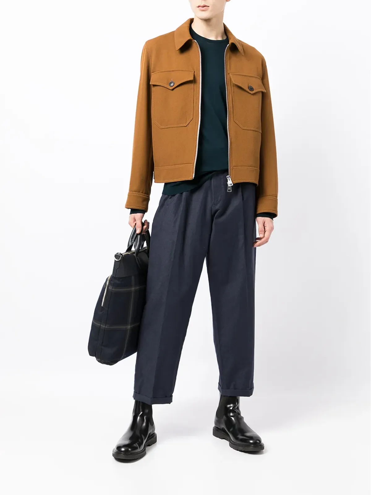 John Smedley ファインニットウールジャンパー - 画像2