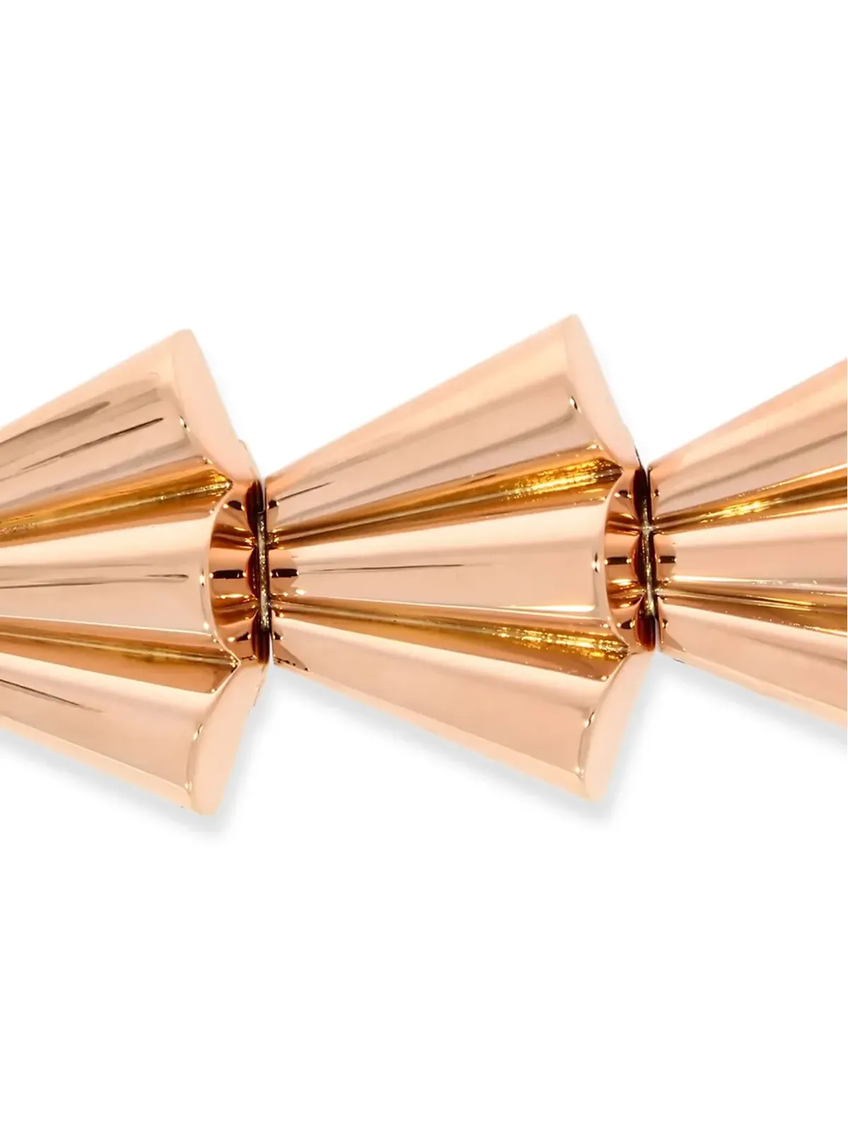 Pragnell Vintage 1941-1960 18kt Rose Gold レトロ フレンチ ブレスレット - ピンク - 画像2