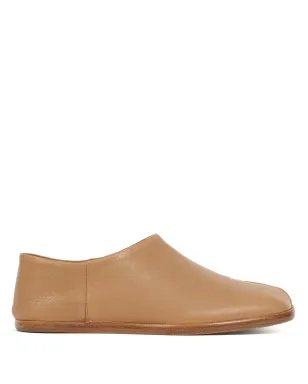 Maison Margiela タビレザー バブーシュ シューズ - ブラウン - サムネイル1