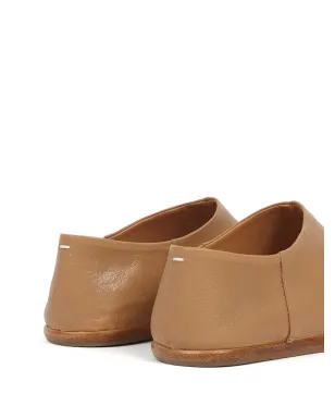 Maison Margiela タビレザー バブーシュ シューズ - ブラウン - サムネイル4