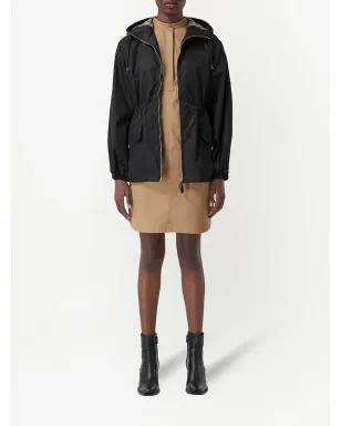 Burberry 軽量 ECONYL® フード付きジャケット - ブラック - サムネイル2
