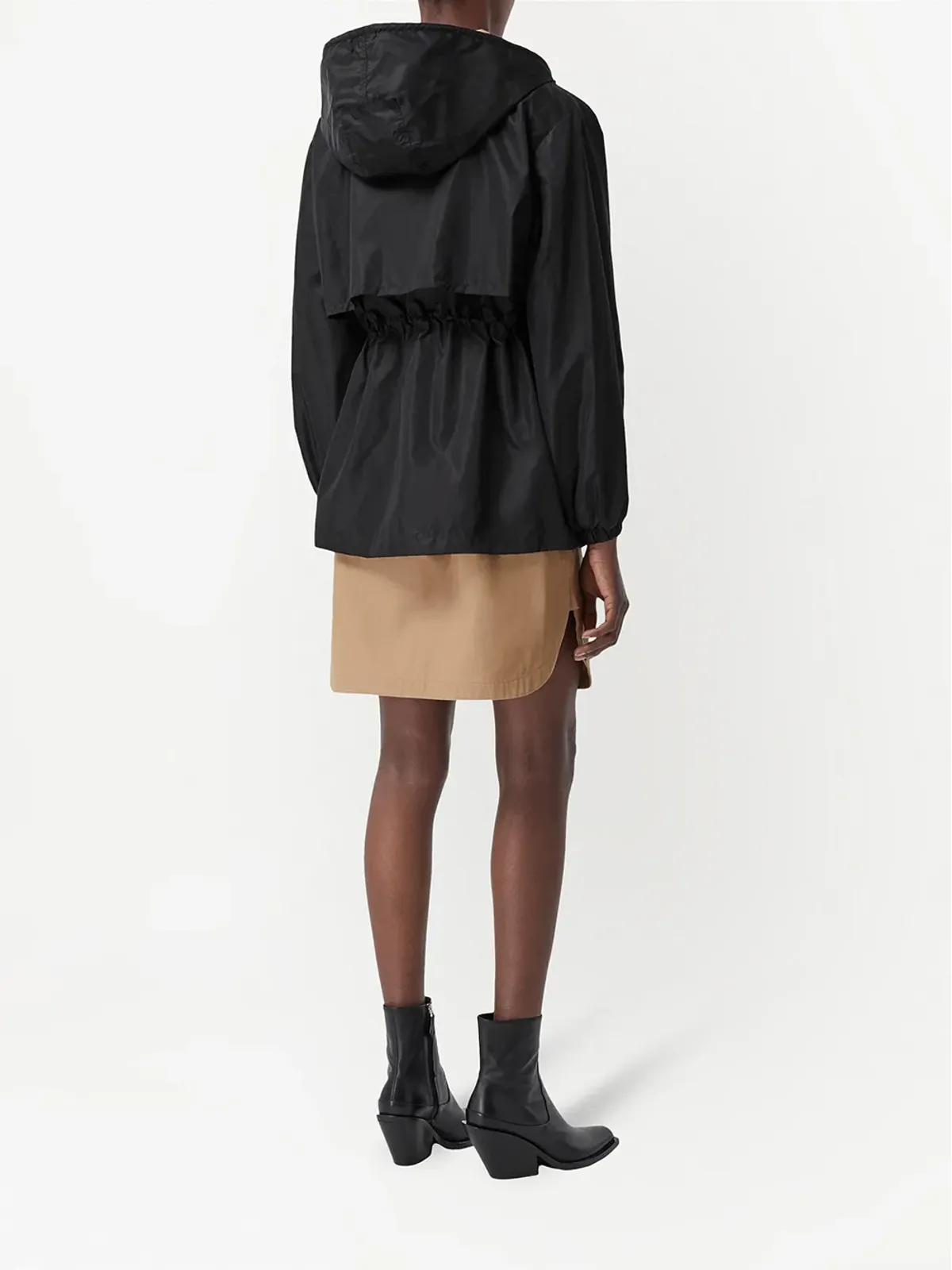 Burberry 軽量 ECONYL® フード付きジャケット - ブラック - 画像3