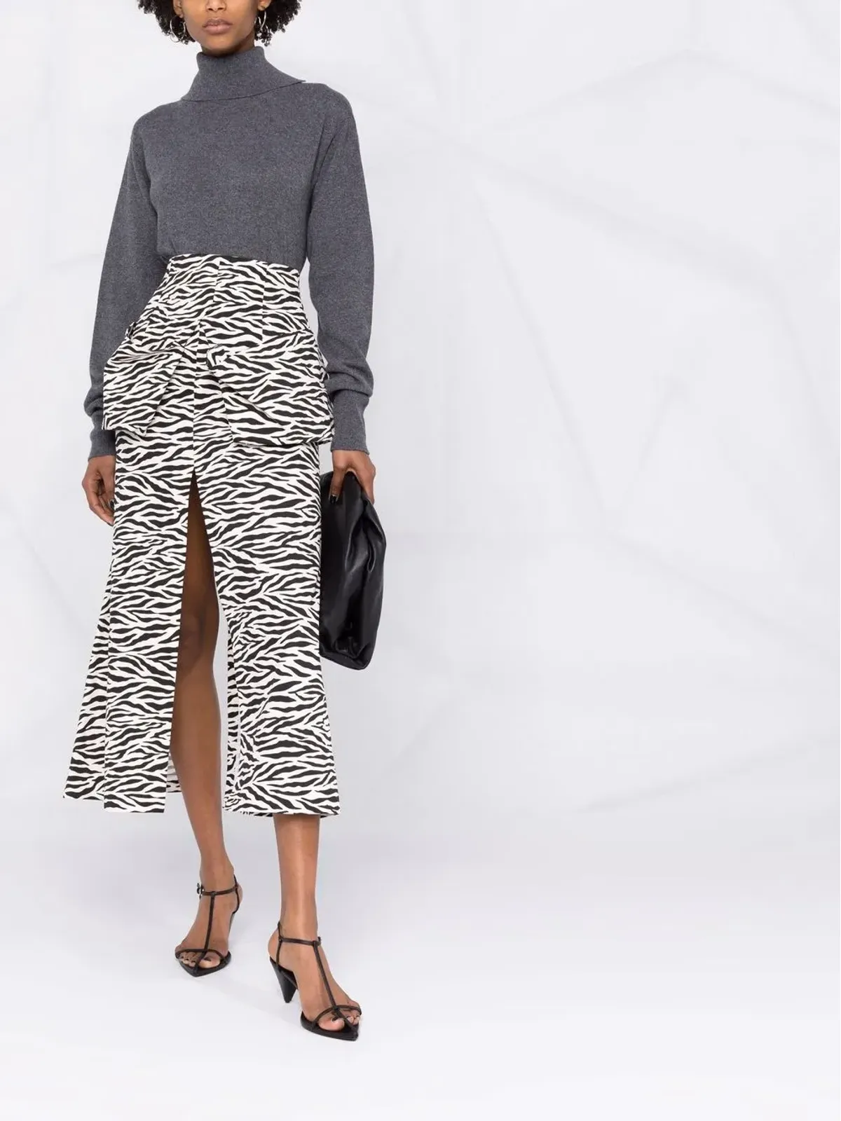 Jil Sander ロールネック カシミヤ セーター - 画像2