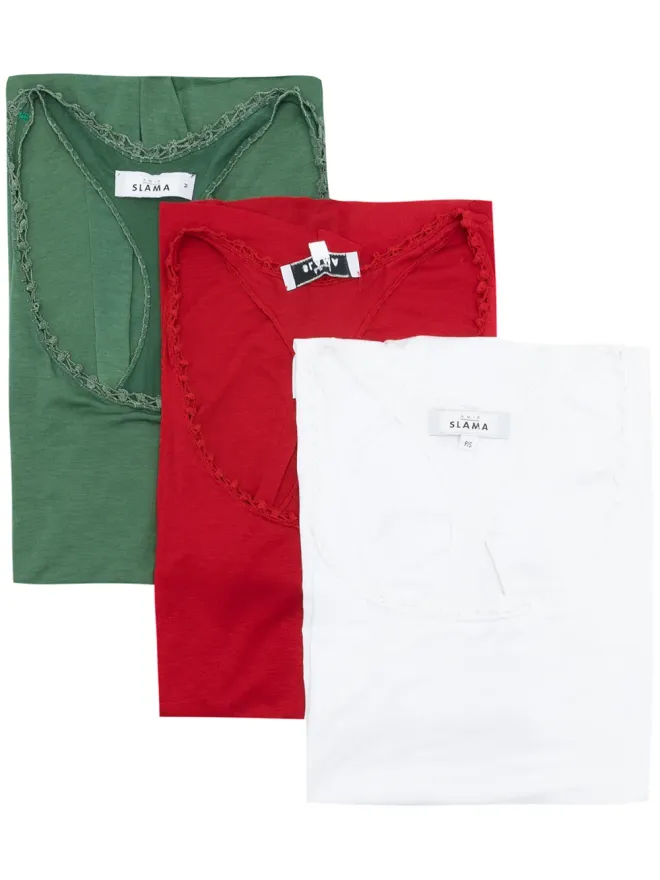 Amir Slama Amir Slama 3枚組タンクトップ マルチカラーの商品画像