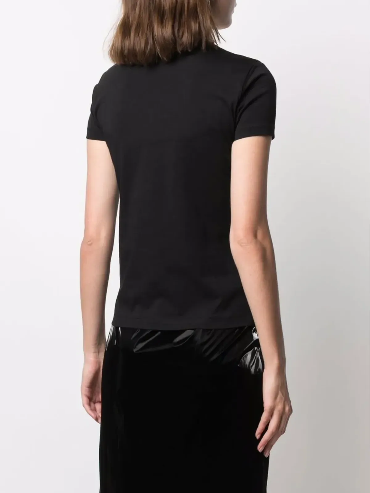 Raf Simons ファミリーポートレートプリントTシャツ ブラック - 画像4
