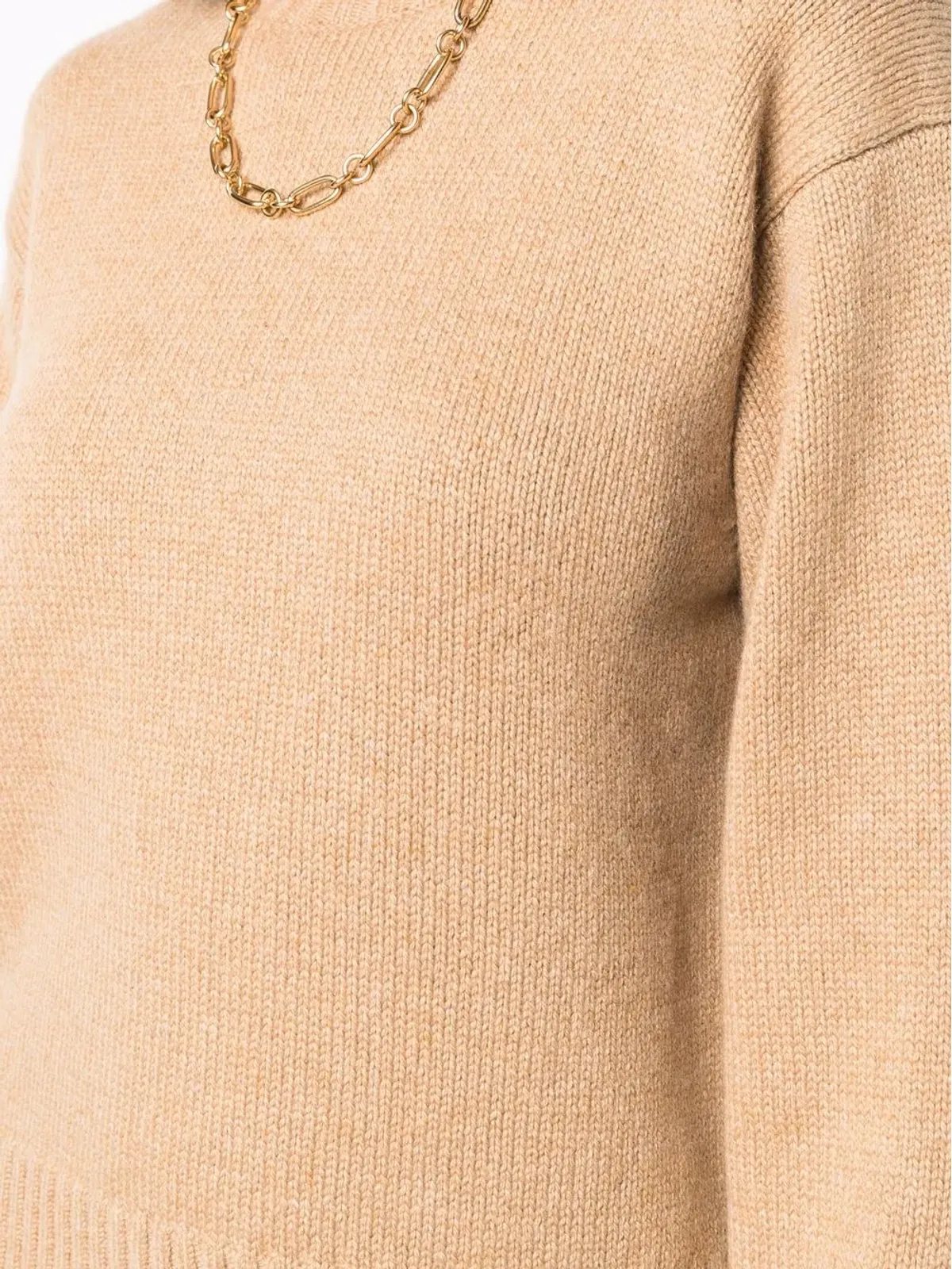 Jil Sander カシミヤ混紡ニットセーター - ブラウン - 画像5