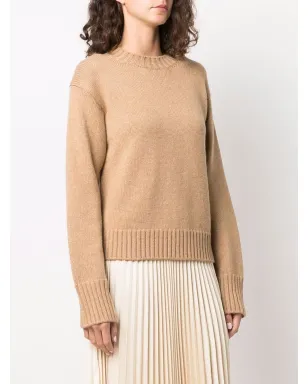 Jil Sander カシミヤ混紡ニットセーター - ブラウン - サムネイル3