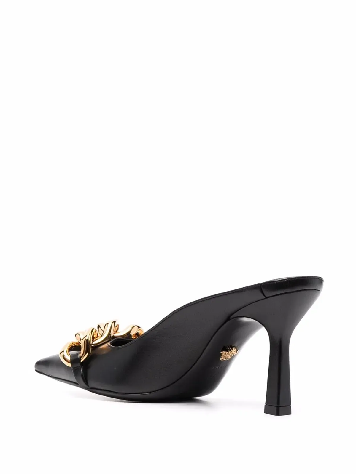Versace メデューサチェーントリムバックレスミュール - 画像3