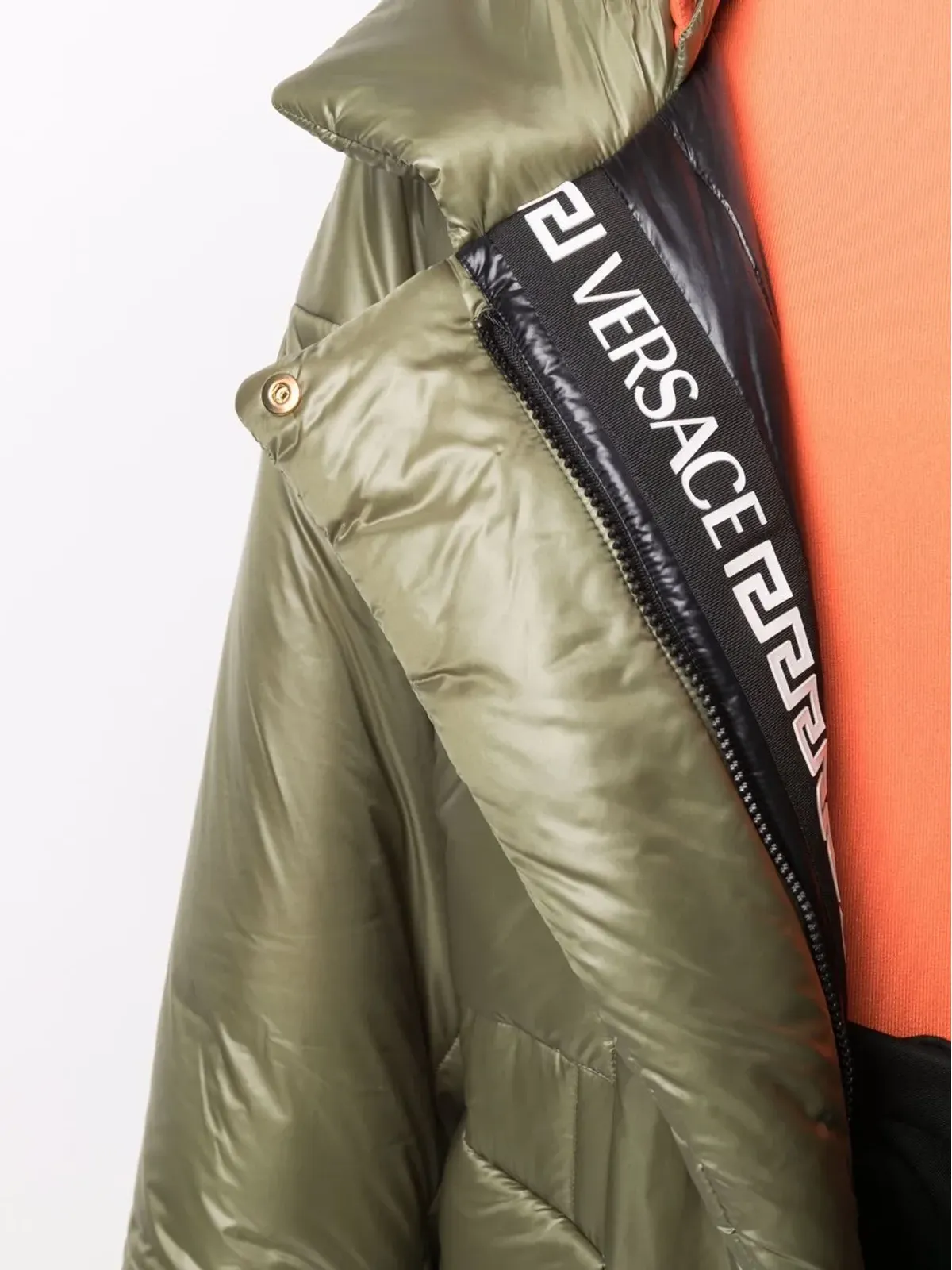 Versace フード付きパファーコート - 画像5