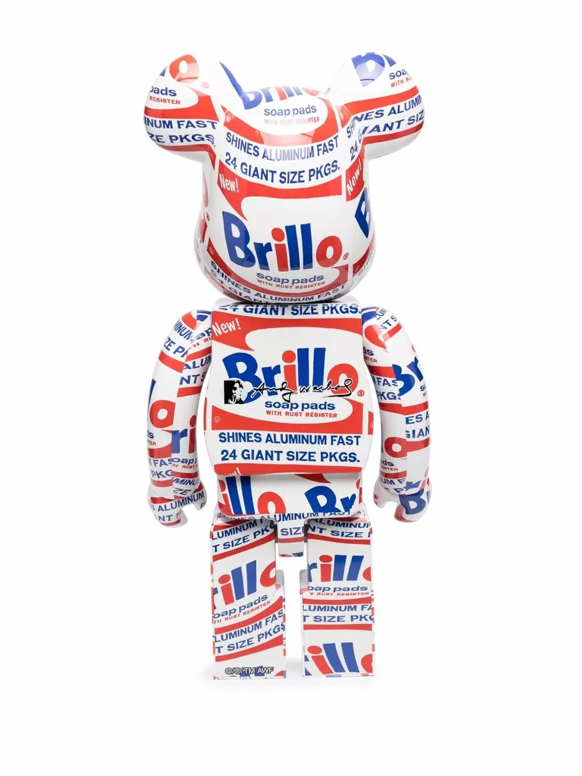 MEDICOM TOY x Andy Warhol Brillo BE@RBRICK フィギュア - 画像2