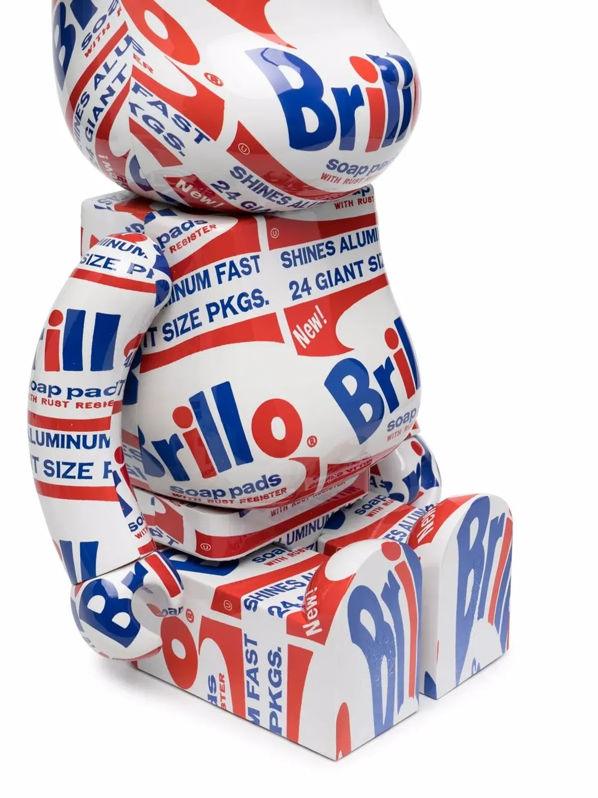 MEDICOM TOY x Andy Warhol Brillo BE@RBRICK フィギュア - 画像3