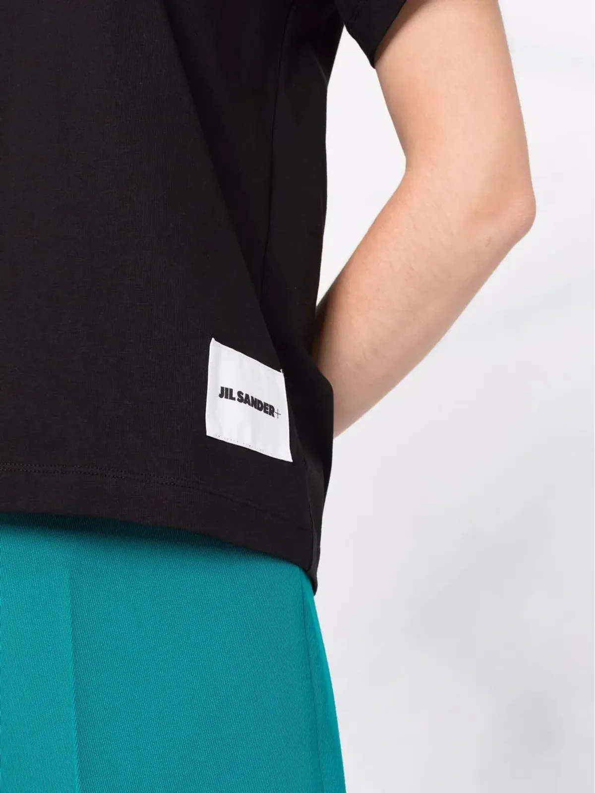 Jil Sander ロゴパッチ コットンTシャツ - 画像5