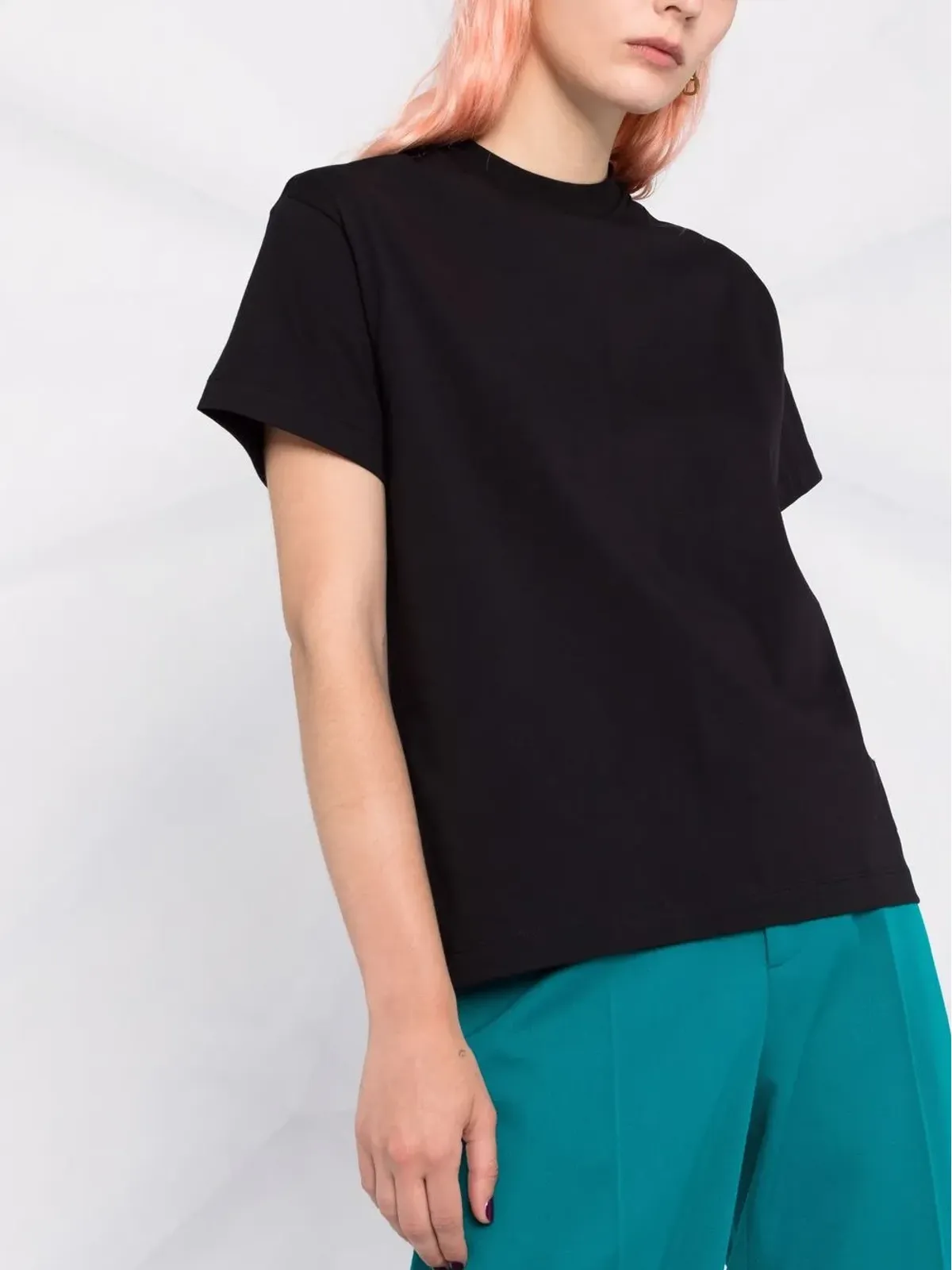 Jil Sander ロゴパッチ コットンTシャツ - 画像3