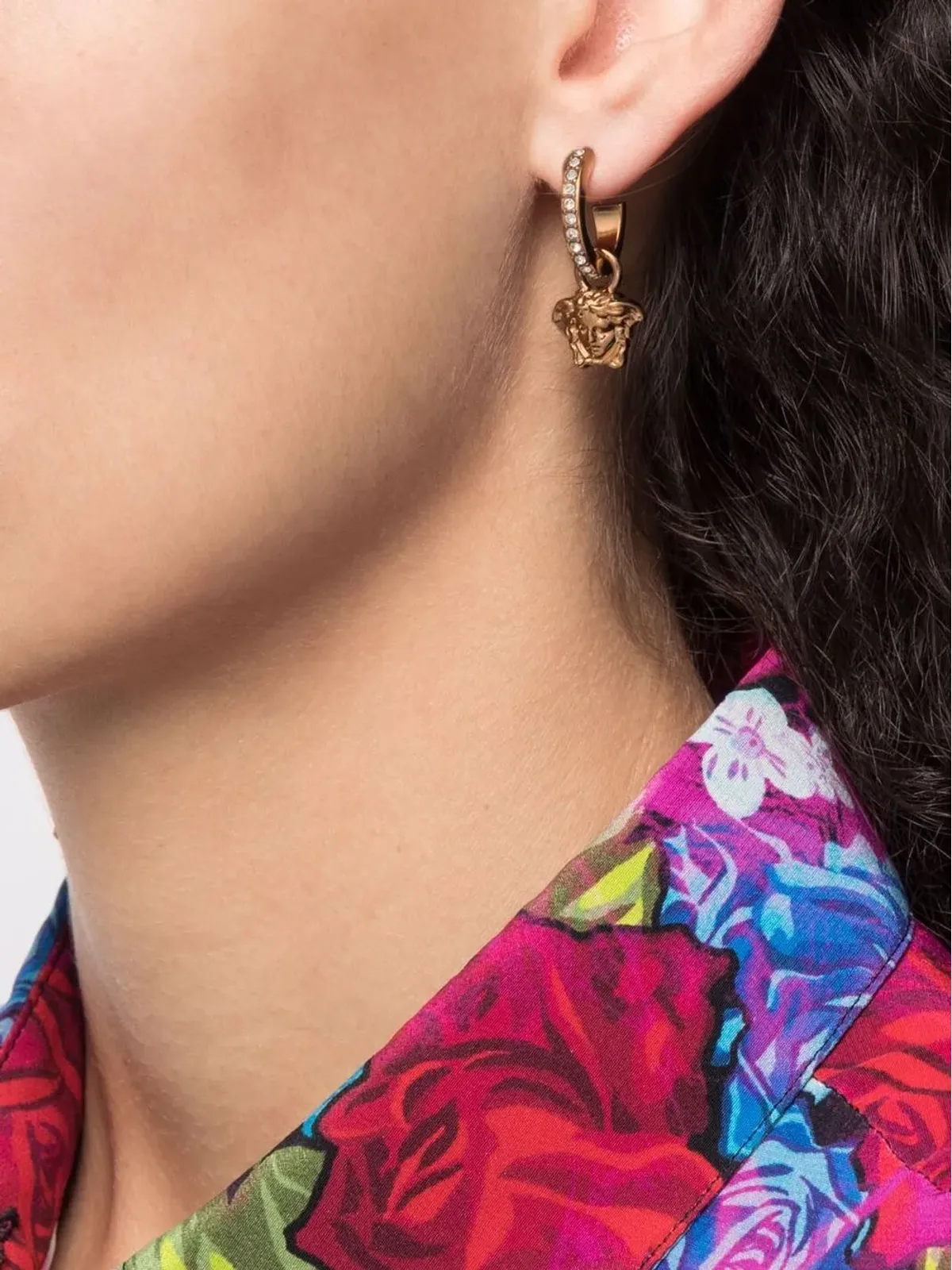Versace ラ・メデューサ フープピアス - 画像2