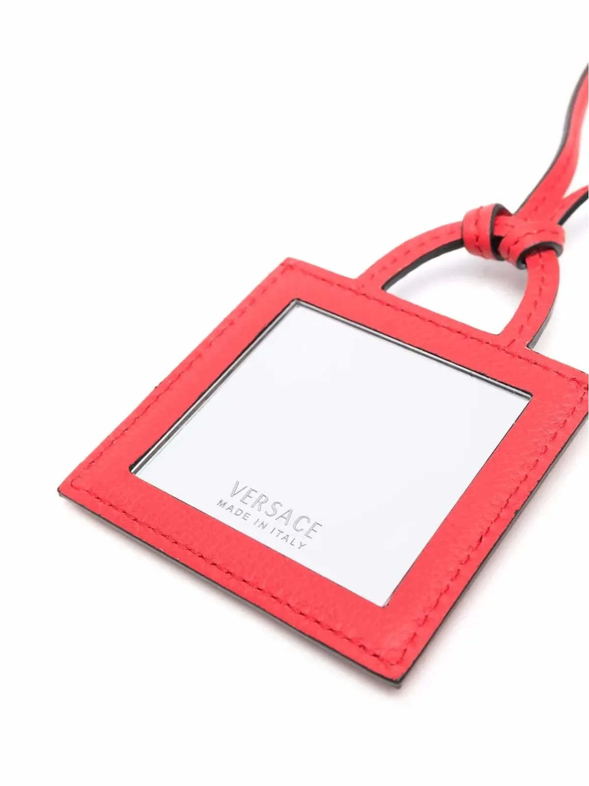 Versace Medusa Head leather tag - Red - 画像2