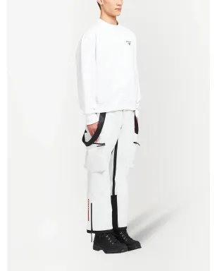 Prada ロゴプリント フリース スウェットシャツ - サムネイル3