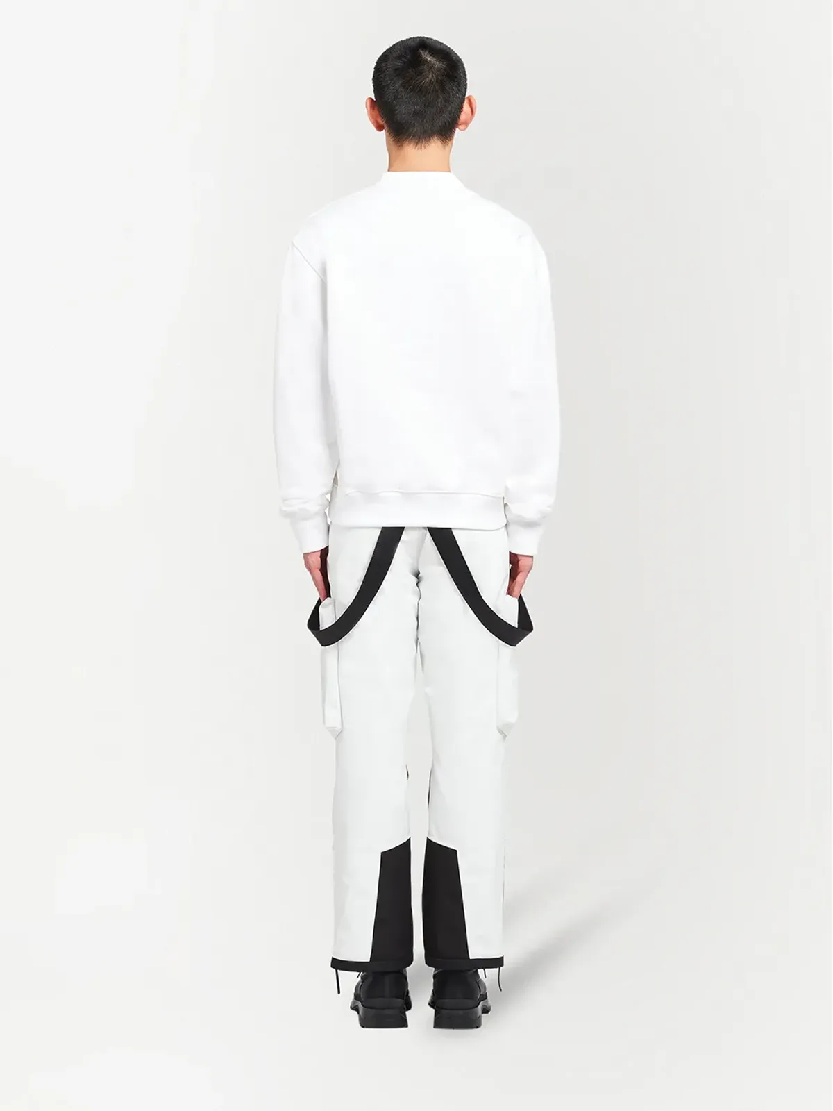 Prada ロゴプリント フリース スウェットシャツ - 画像4