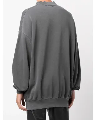 Balenciaga ニューロゴプリントスウェットシャツ - グレー - サムネイル4