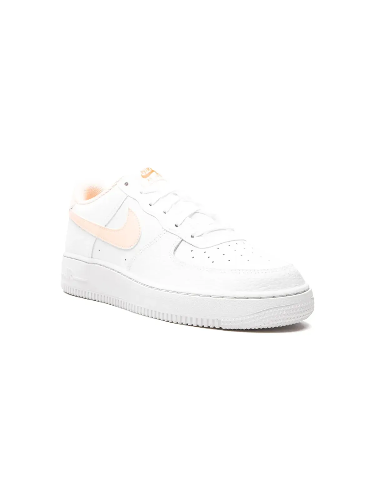 Nike Kids エアフォース1 ロー Crimson Tint スニーカー - 画像1