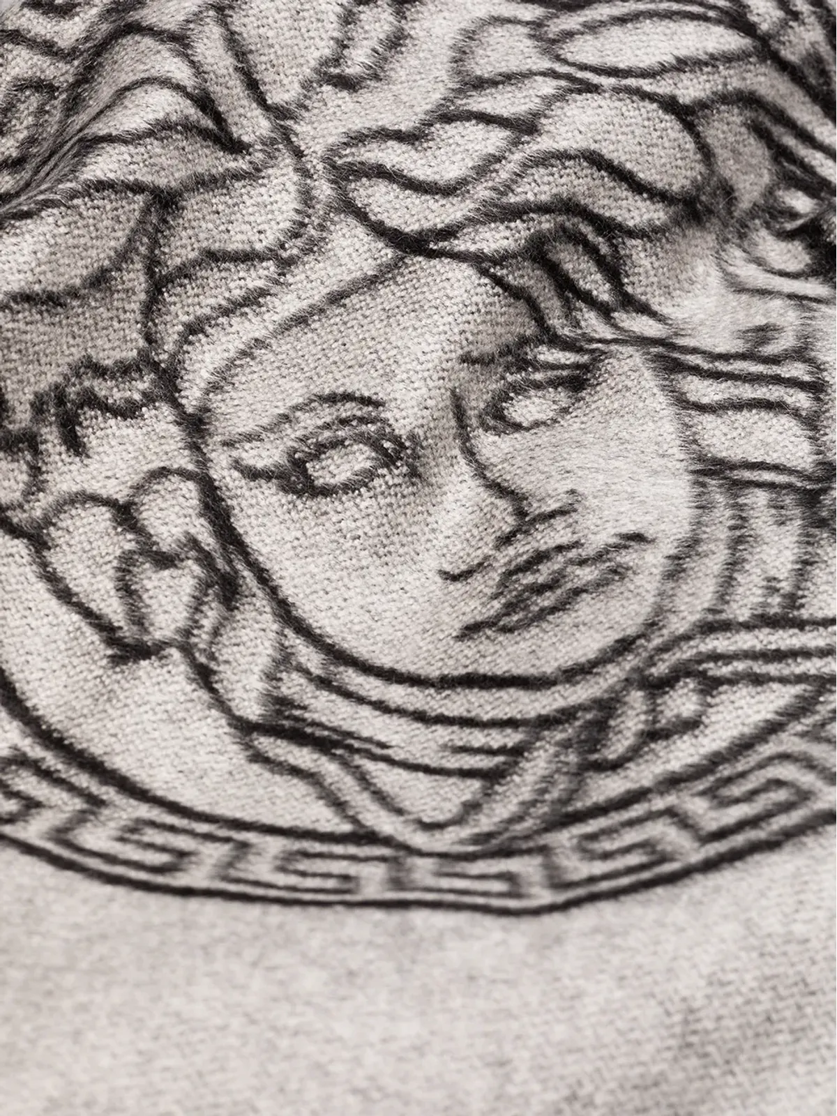 Versace グレカモチーフ ブランケット ブラック - 画像2